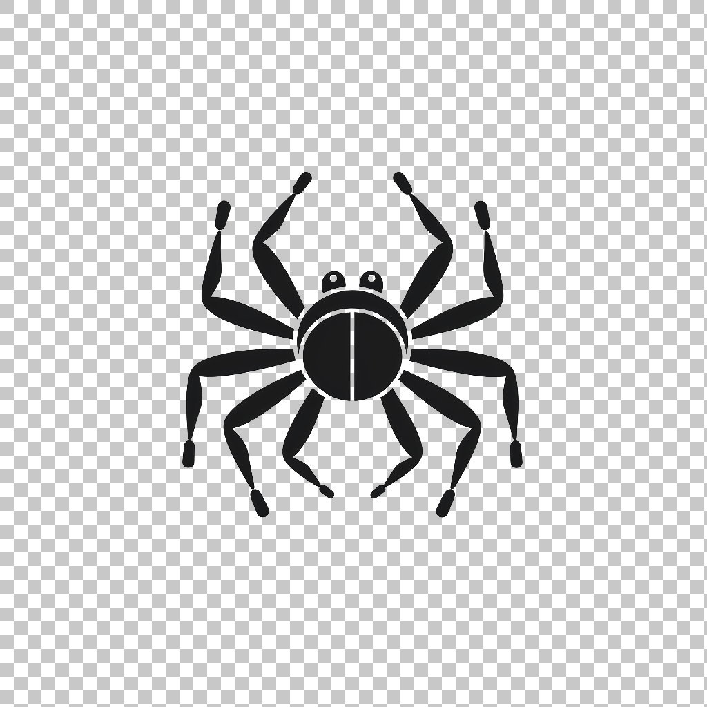 Spider Drawing Icon png, Insect Symbol, Bug Illustration