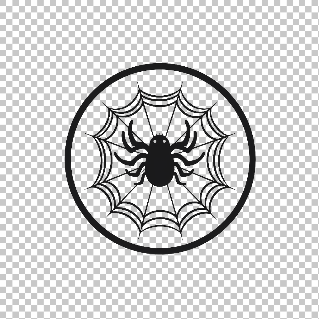 Spider Web Background Icon png, Cobweb Symbol, Bug Illustration
