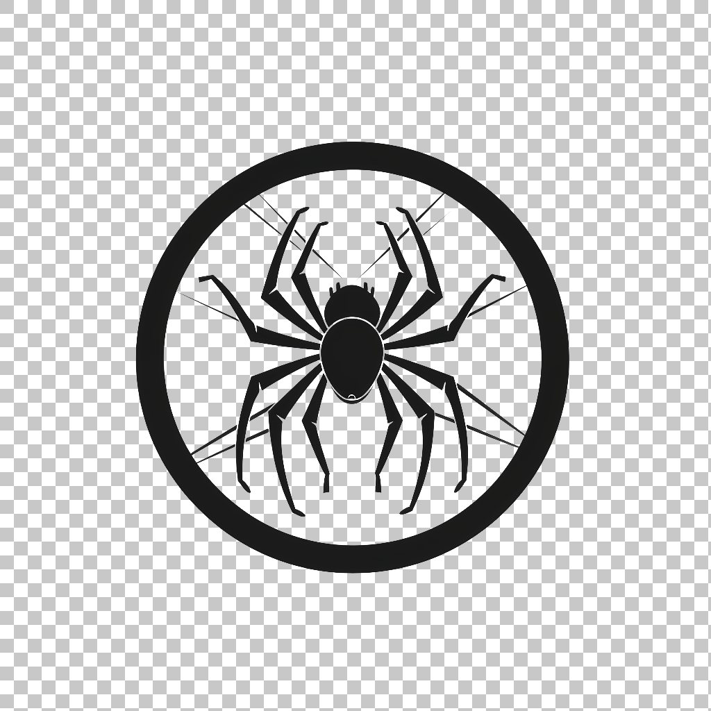 Spider Web Glyph Icon png, Arachnid Silhouette, Insect Illustration