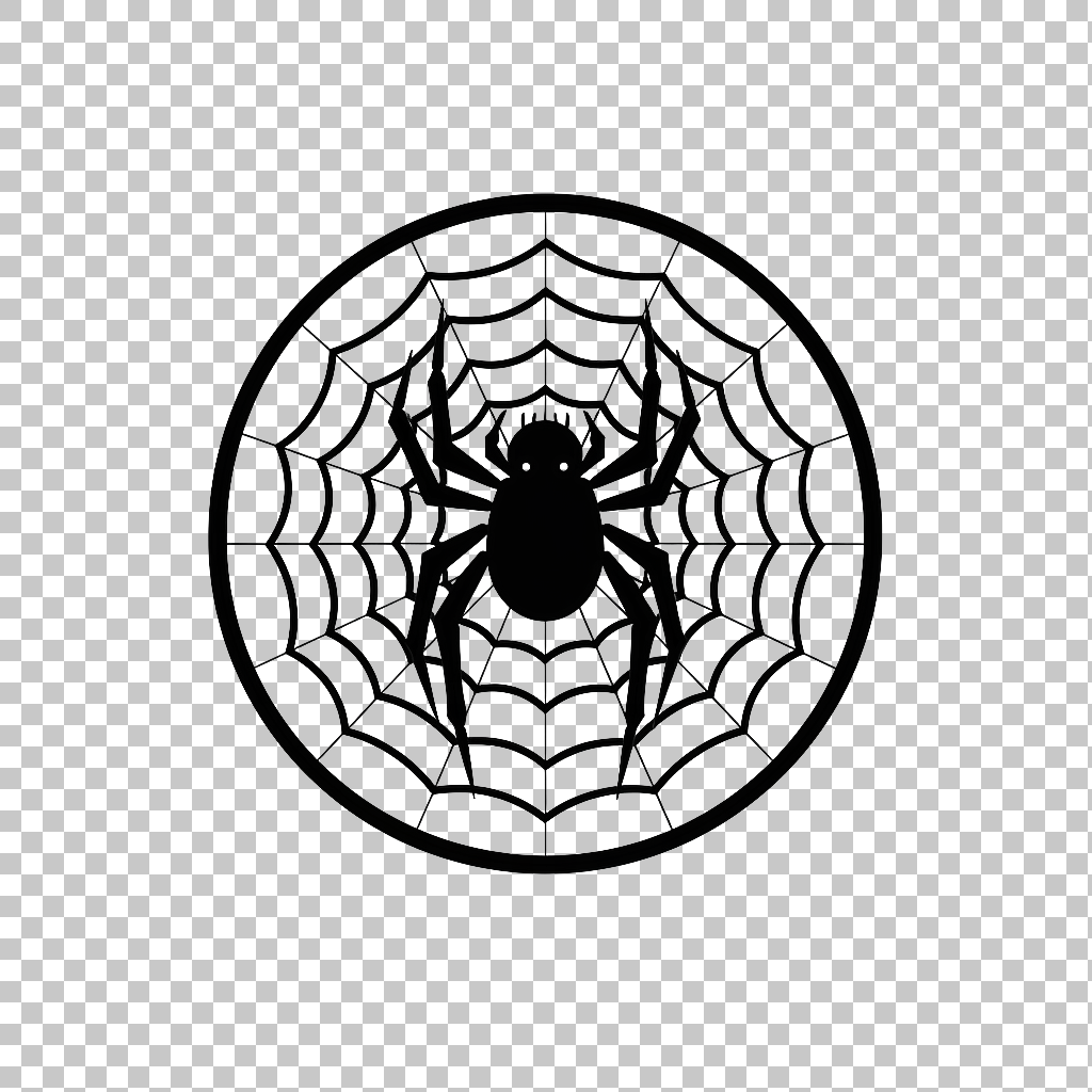 Spider Web Art Icon png, Cobweb Symbol, Bug Illustration