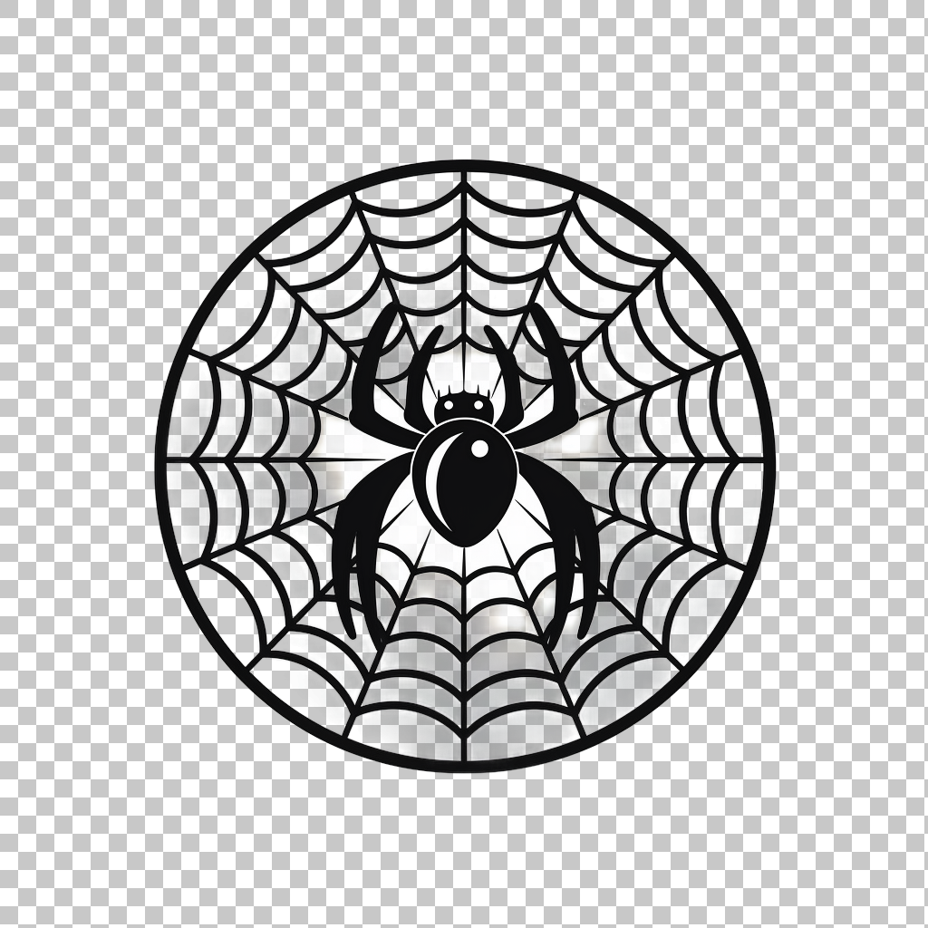 Spider Web Pattern Icon png, Cobweb Symbol, Bug Illustration