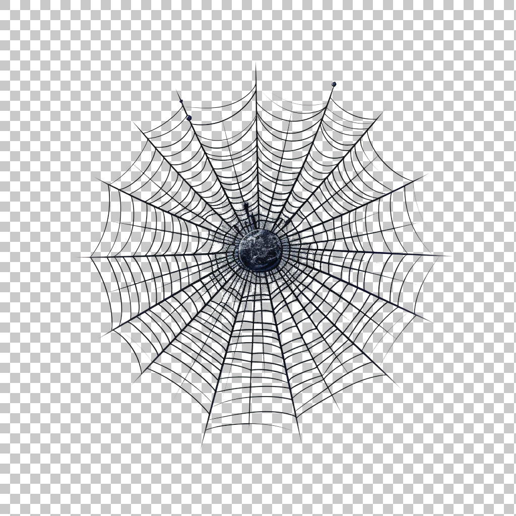 Spider Web Clipart Icon png, Arachnid Net, Insect Graphic