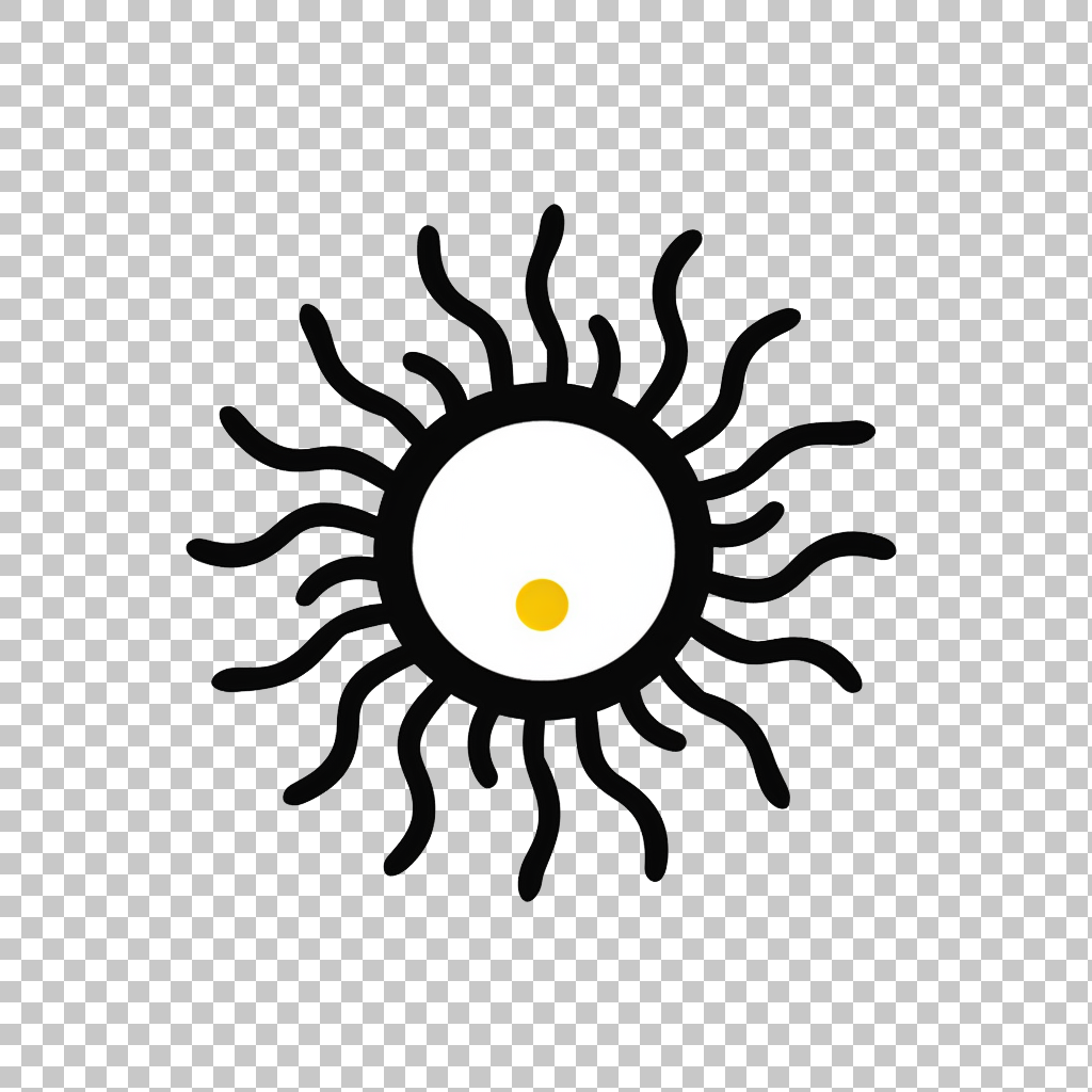 Sun Shine Icon png, Radiant Symbol, Day Illustration