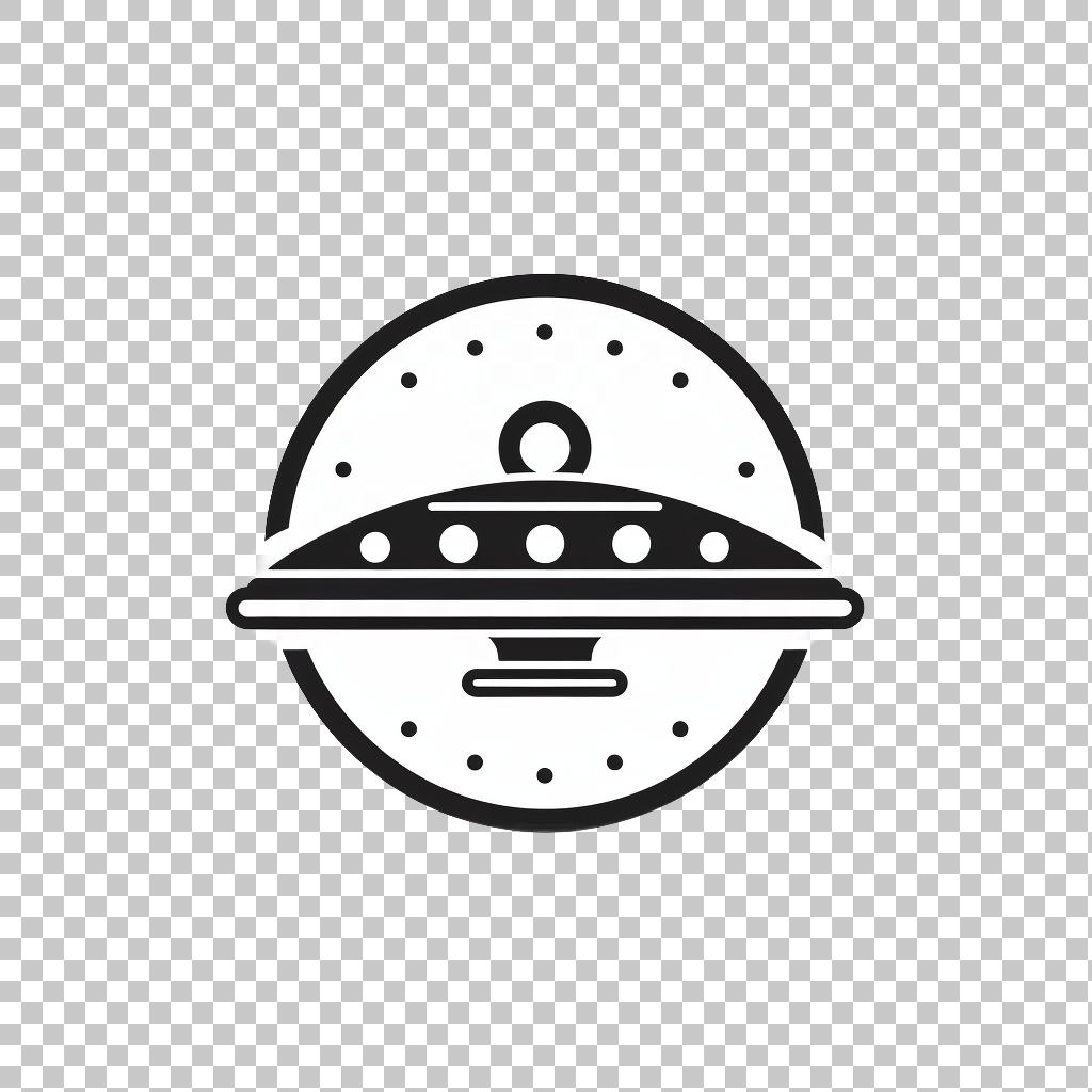 UFO Flat Icon png, Flying Saucer, Outer Space Symbol
