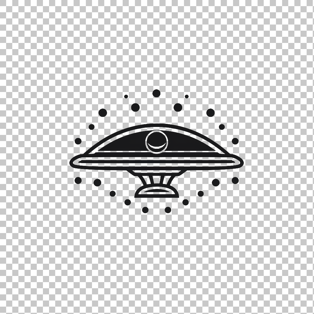 UFO Drawing Icon png, UFO Illustration, Flying Saucer Symbol