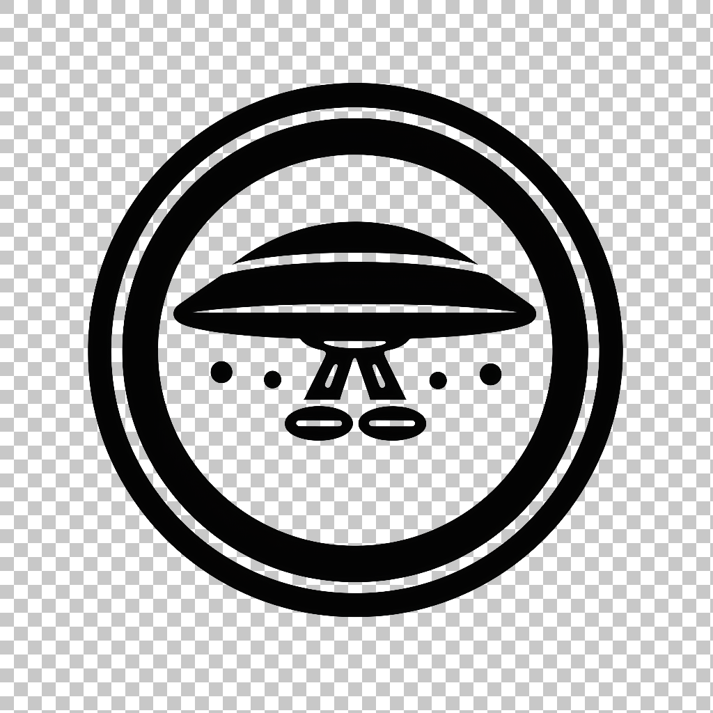 UFO Icon png, Alien Spaceship, Extraterrestrial Craft