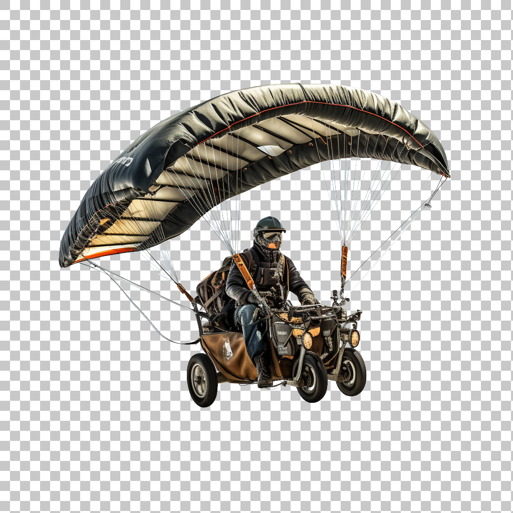 Paramotor png, Gliding with Engine, Air Recreation