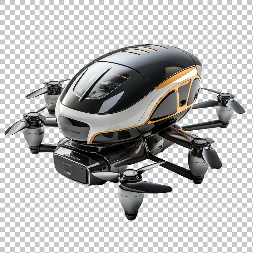 Passenger Drone png, Passenger UAV, Air Travel