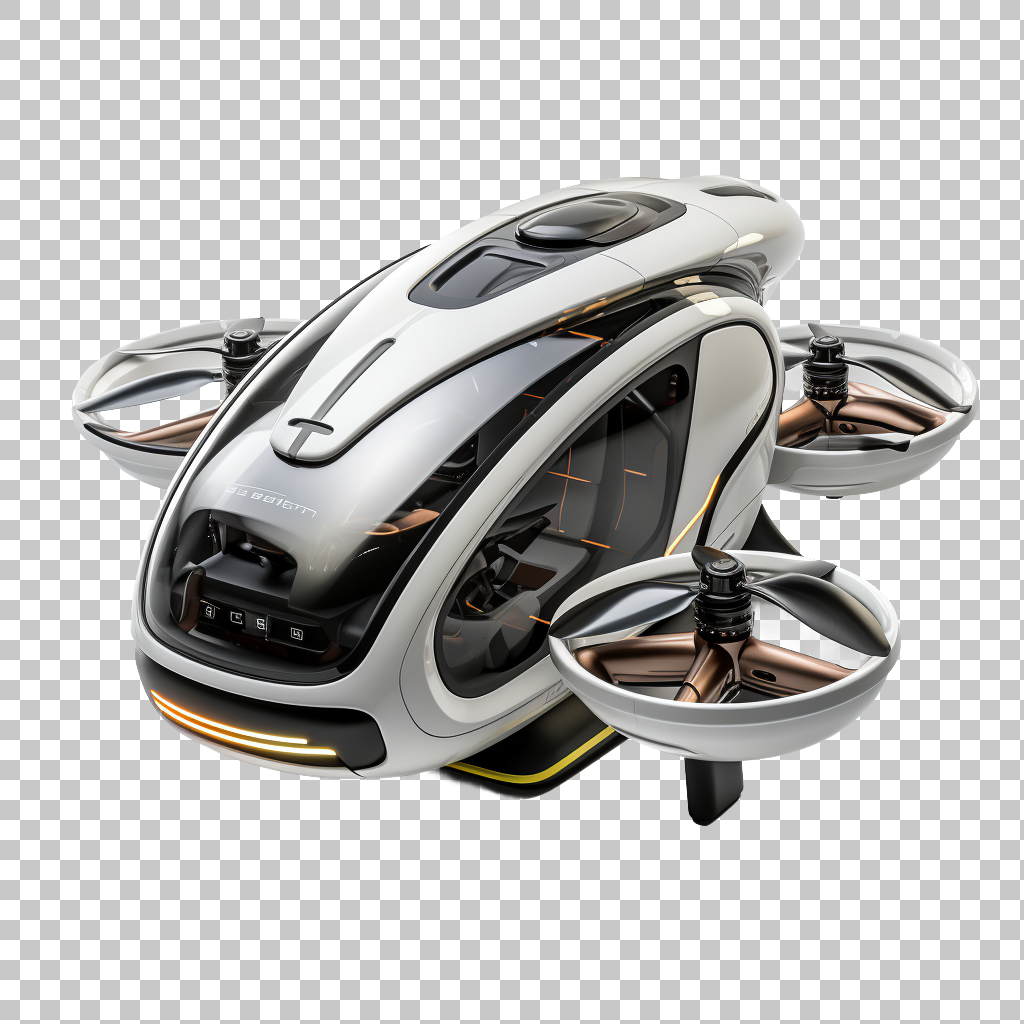 Passenger Drone png, Personal Flight, Passenger Vehicle