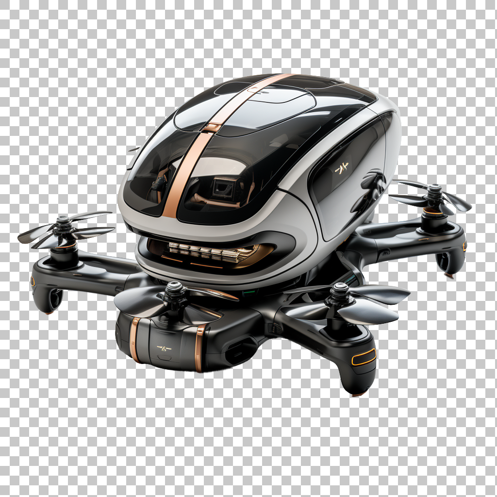 Passenger Drone png, Urban Mobility, Flying Vehicle