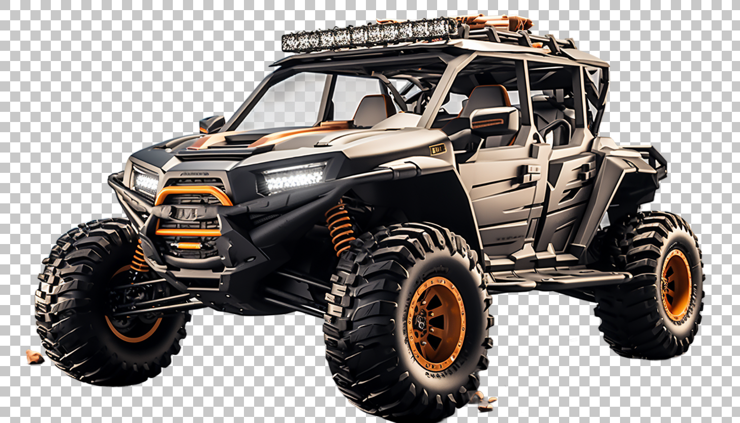 Side by Side ATV png, Side by Side Vehicle PNG, All-Terrain Ride