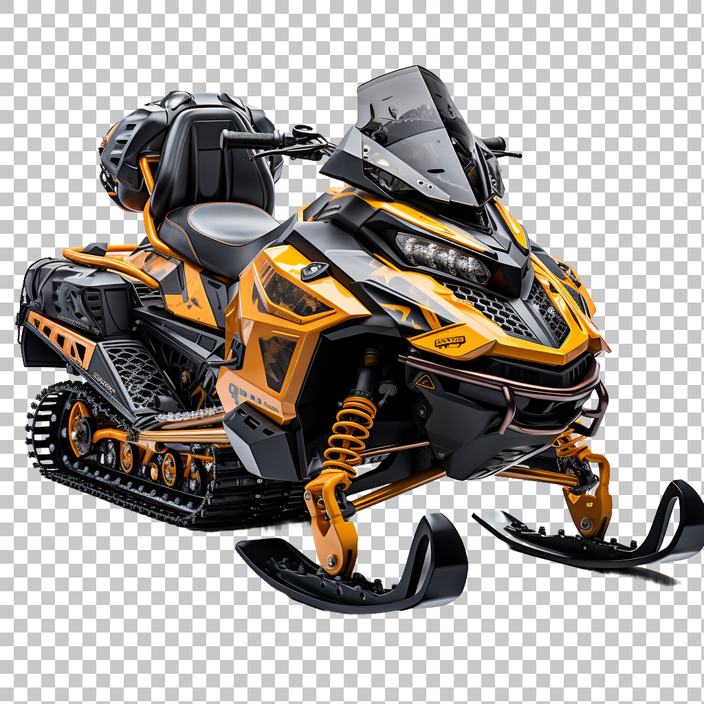 Snowmobile png, Snow Vehicle PNG, Arctic Exploration