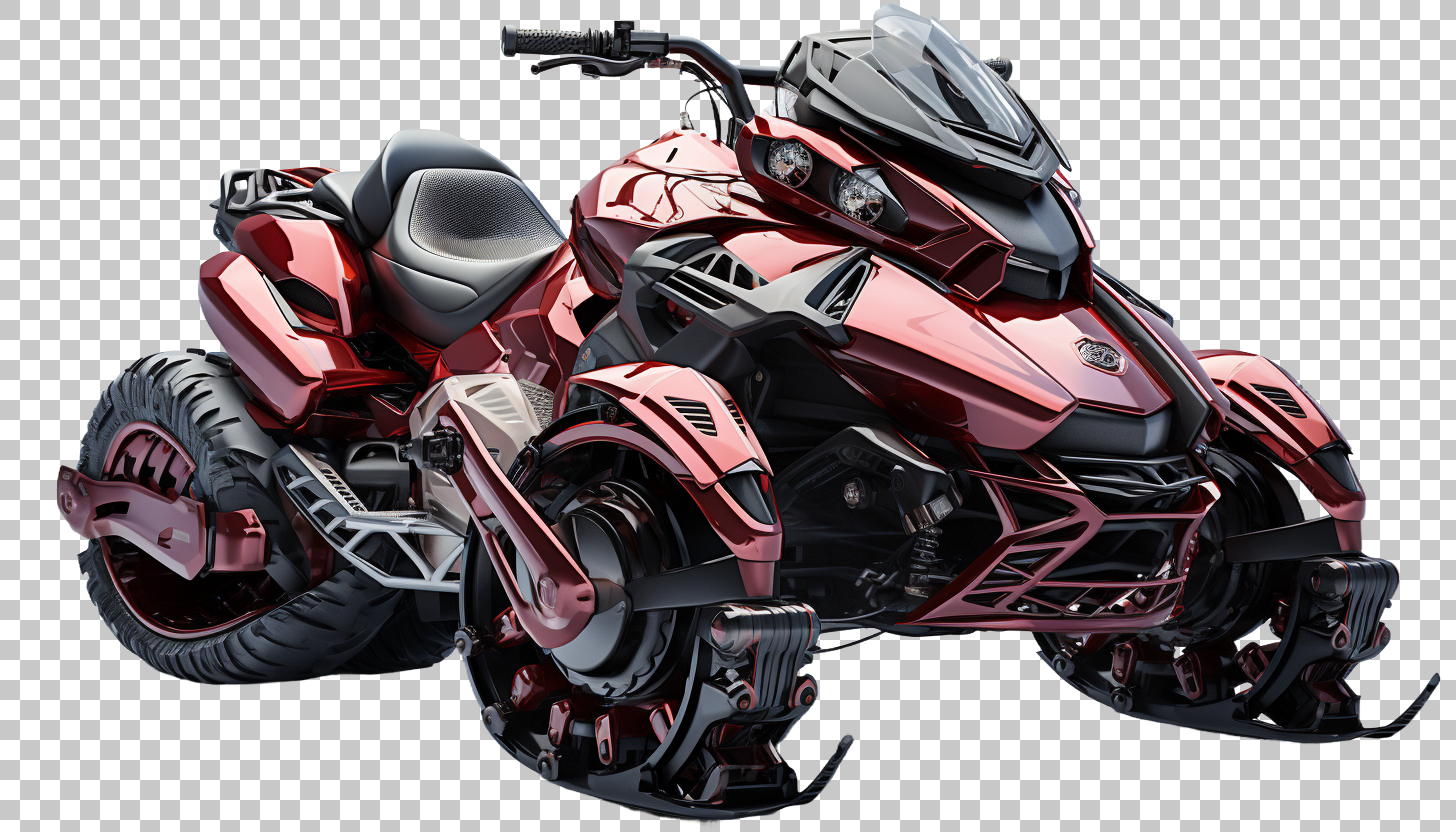 Snowmobile png, Snowmobile Transport Icon, Snowy Terrain