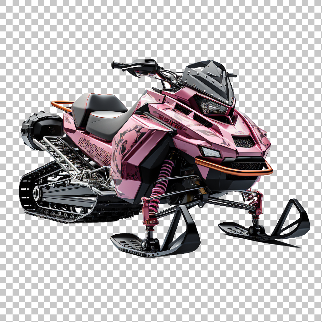 Snowmobile png, Winter Journey Equipment, Arctic Travel