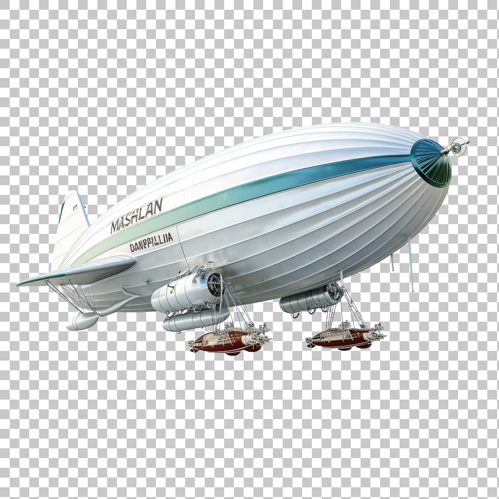 Zeppelin Airship png, Dirigible Balloon, Aircraft