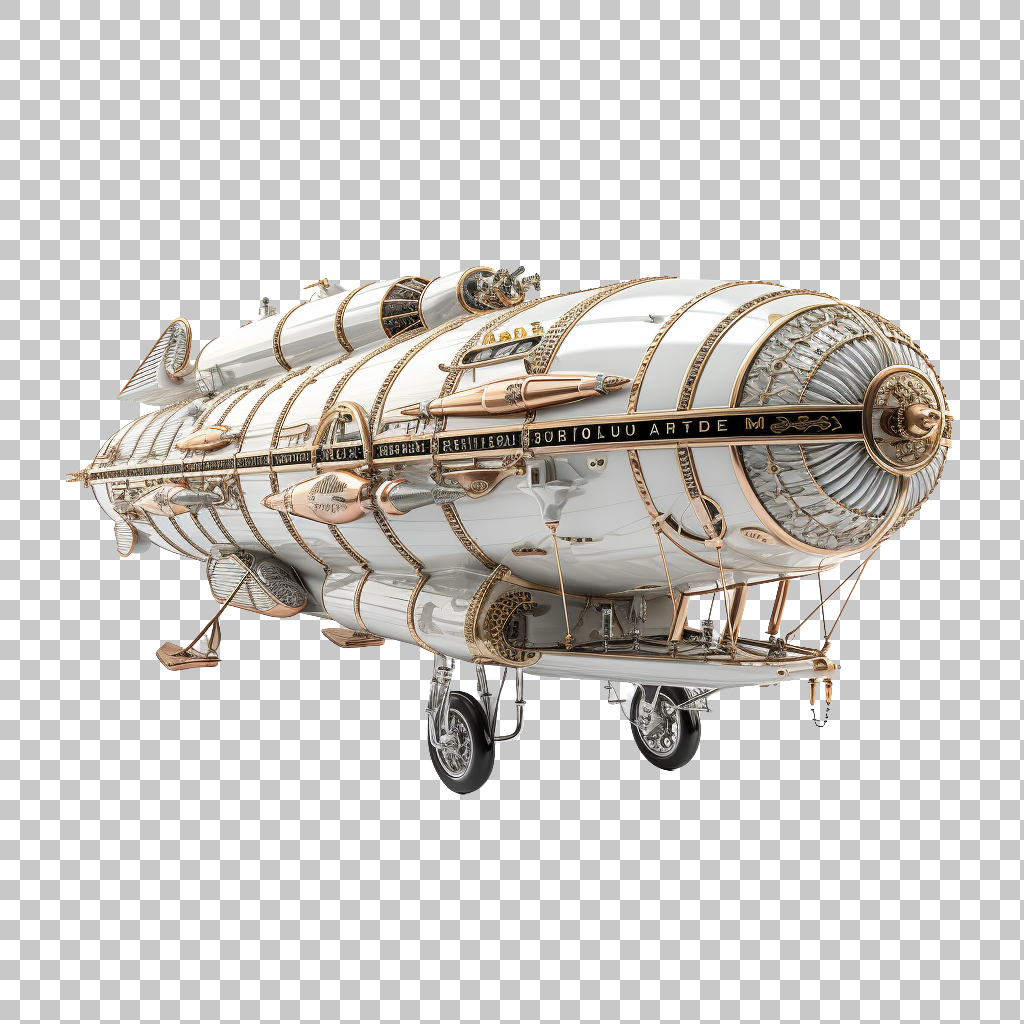 Zeppelin Airship png, Dirigible, Flying Craft