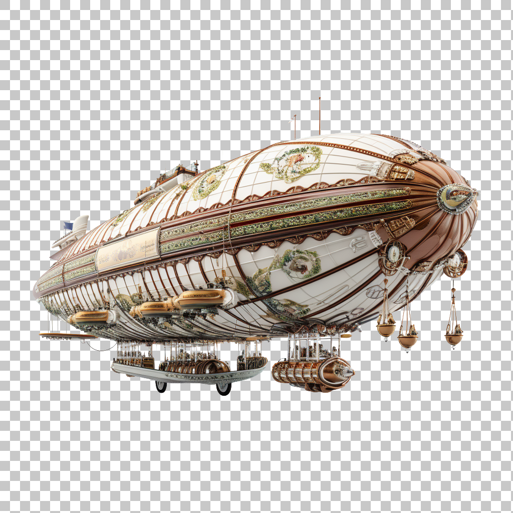 Blimp Zeppelin png, Airship, Aerial Transport