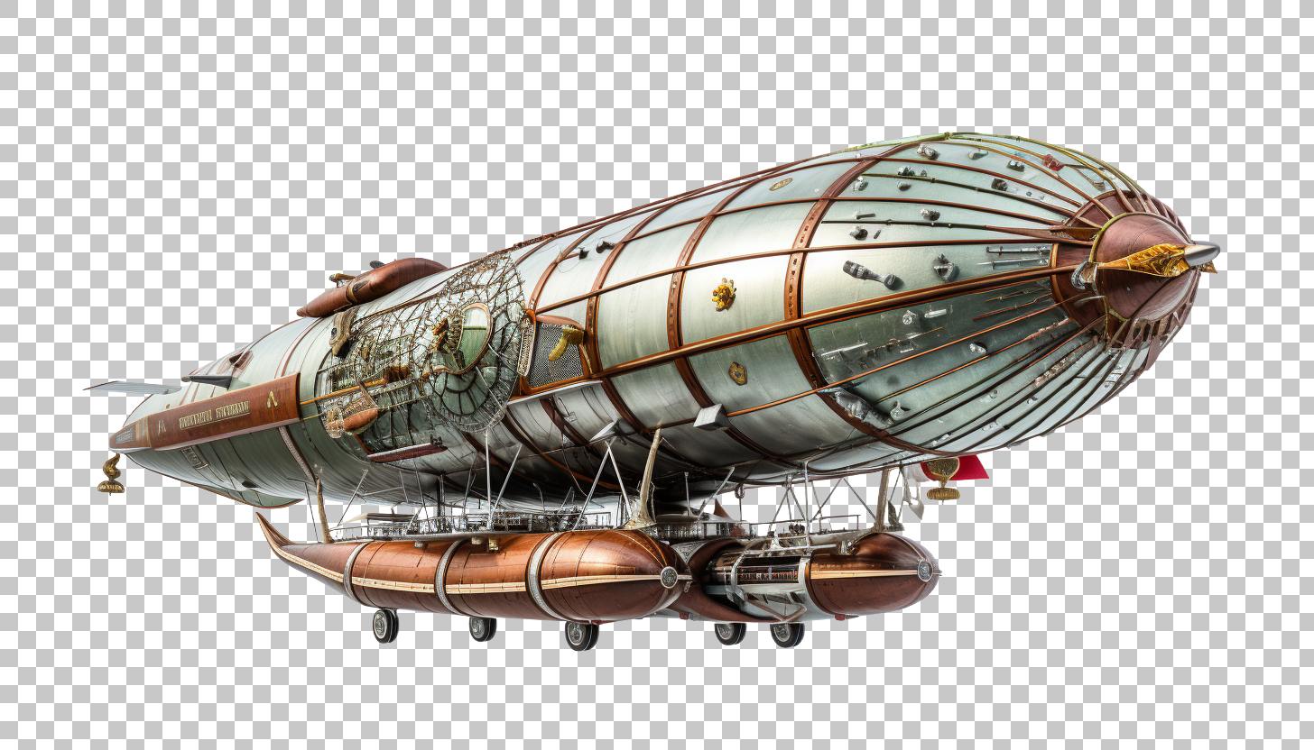 Airship Journey png, Dirigible, Passenger Transport