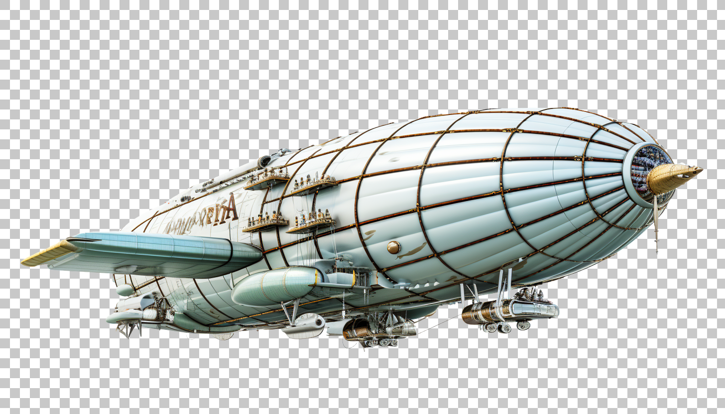 Airship Zeppelin png, Dirigible, Blimp
