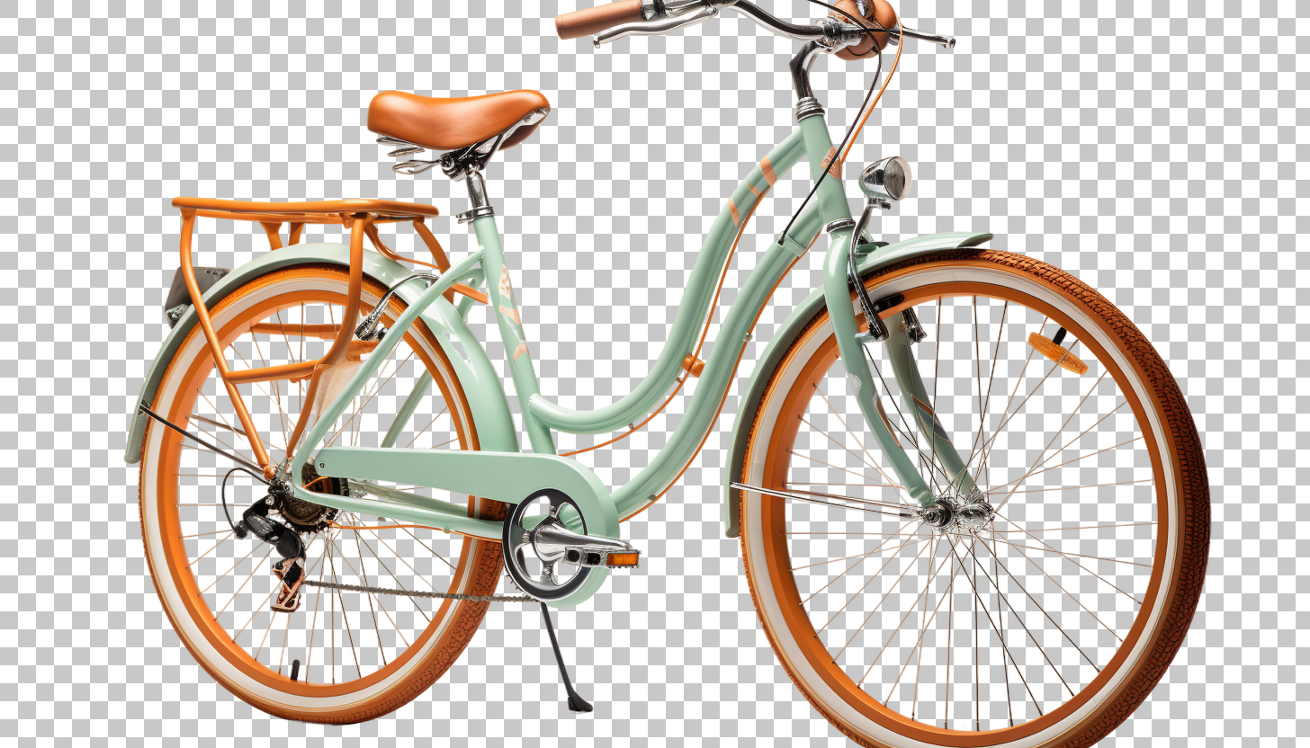 Folding Bicycle png, Portable Cycling, Convenience
