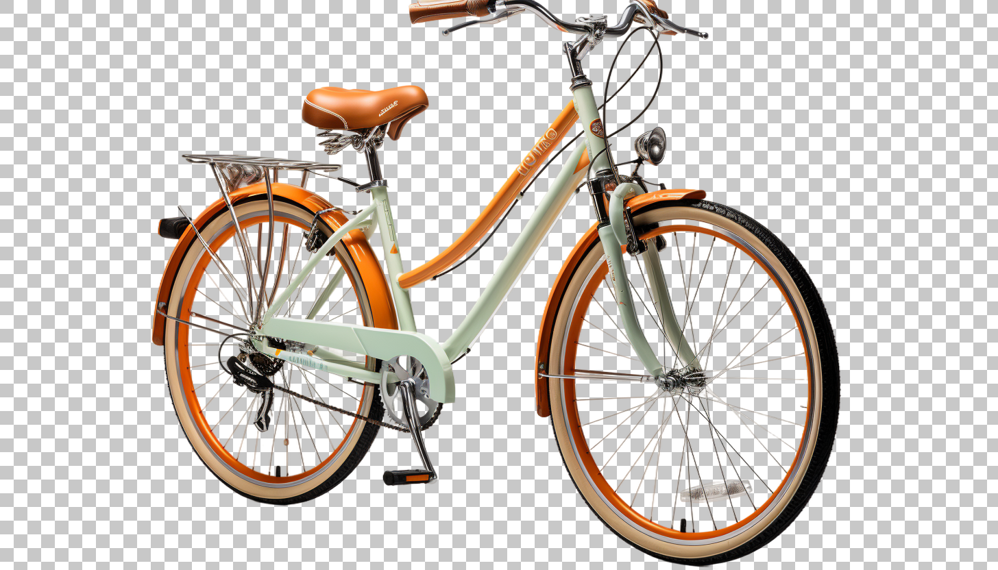 Hybrid Bike png, Versatile Cycling, All-Terrain