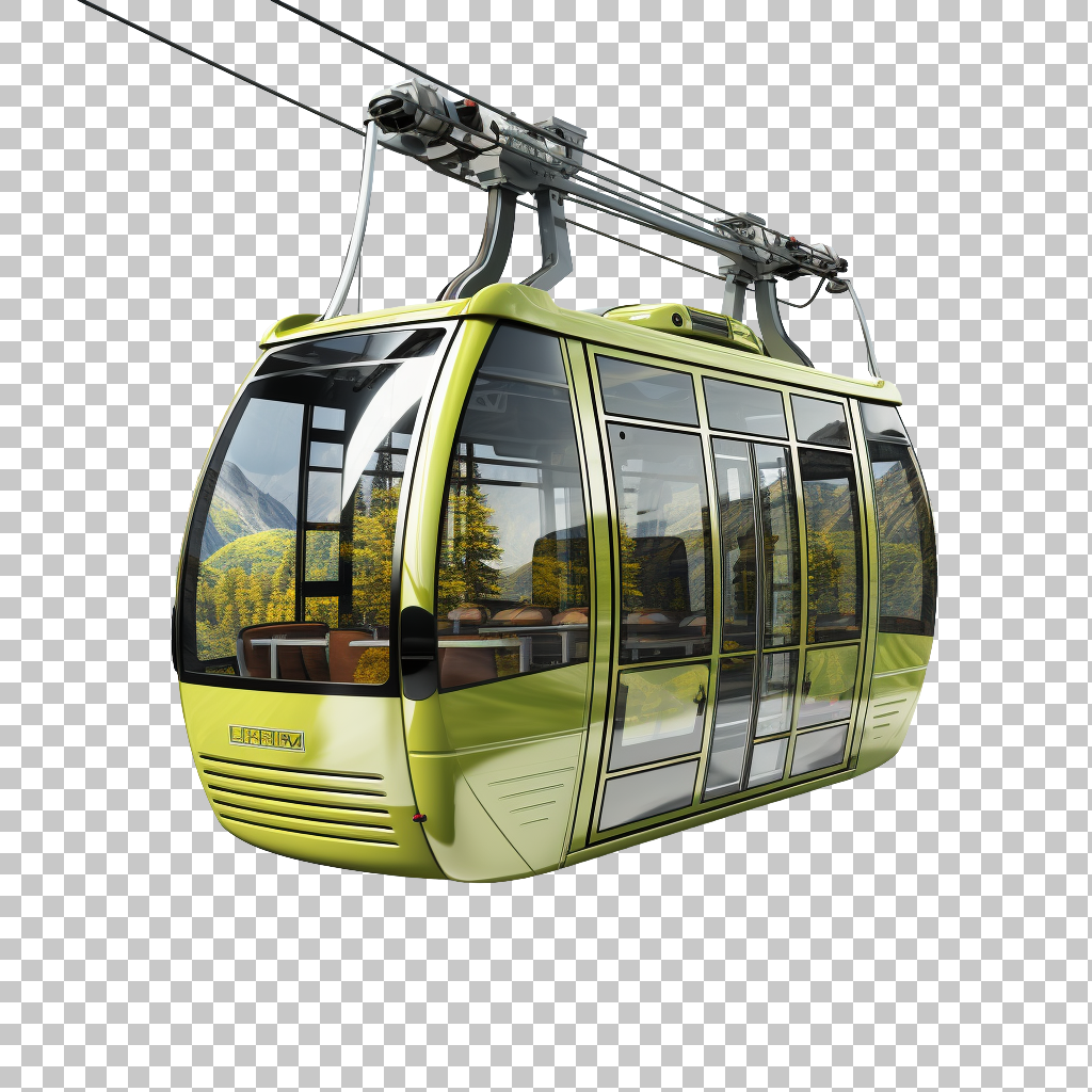 Aerial Tramway png, Hillside Transport,
