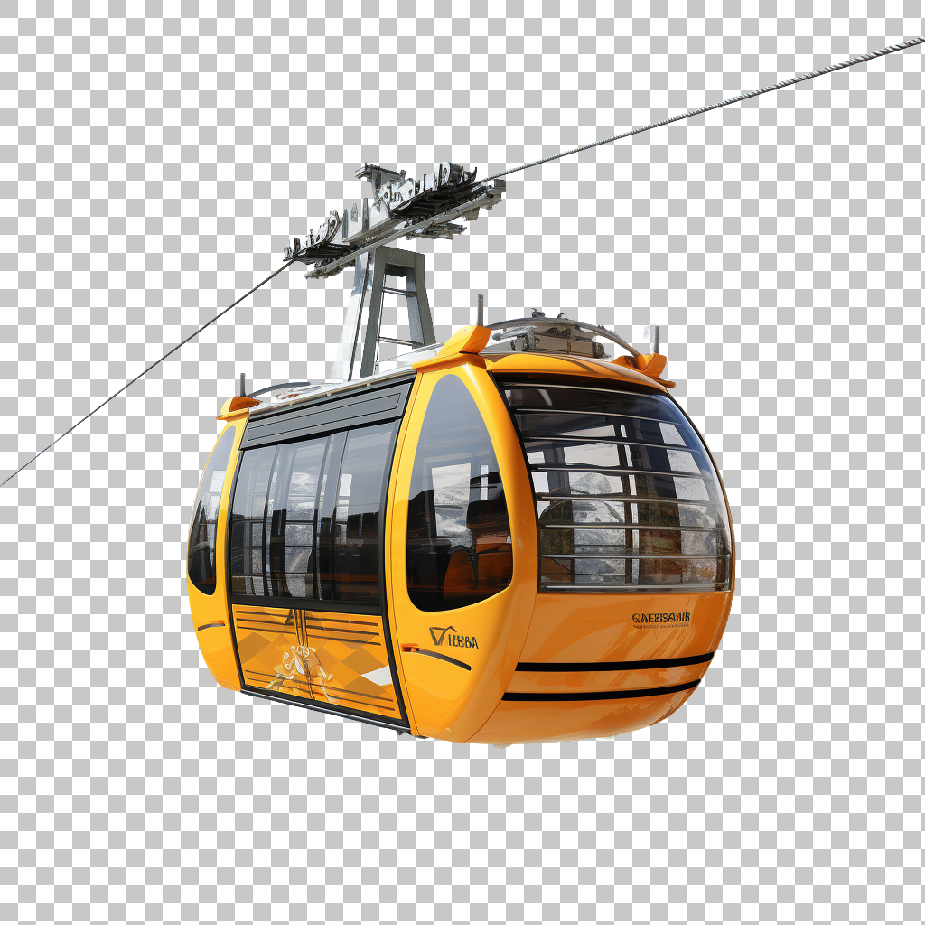Aerial Gondola png, Sky Ride, Mountain Panorama