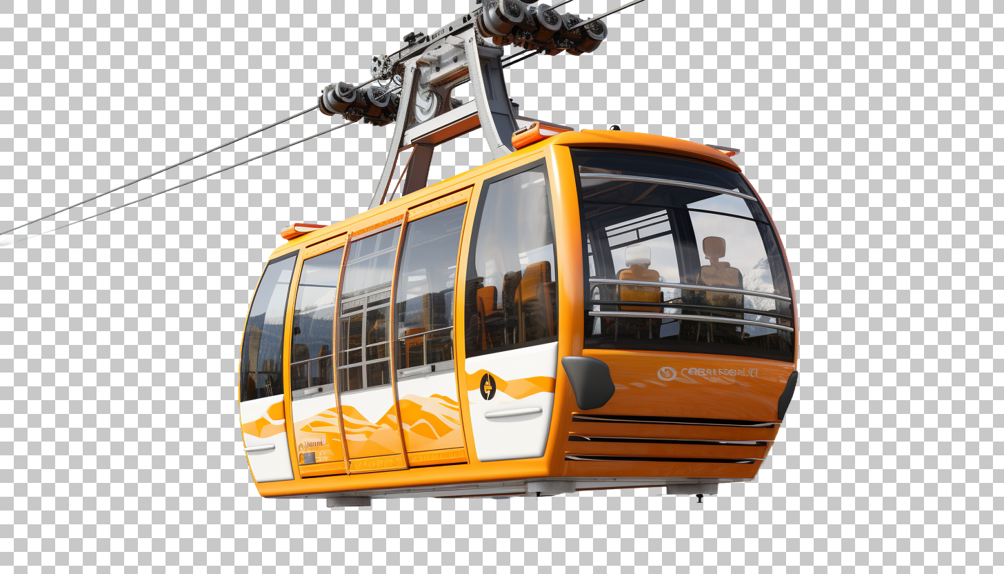 Gondola Cable Car png, Ski Lift, Scenic Transport