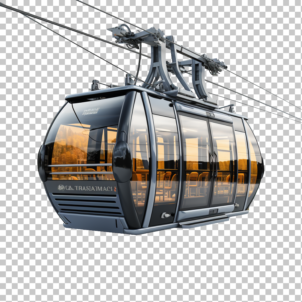 Cable Car Ride png, Mountain Transport, Scenic Journey