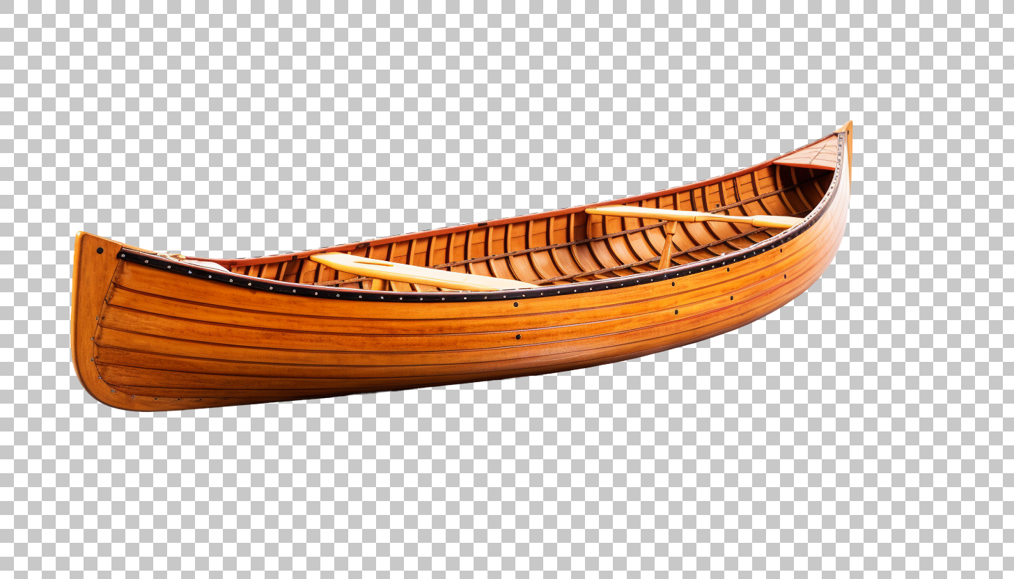 Canoe Art png, Nature Exploration, Graphic Element