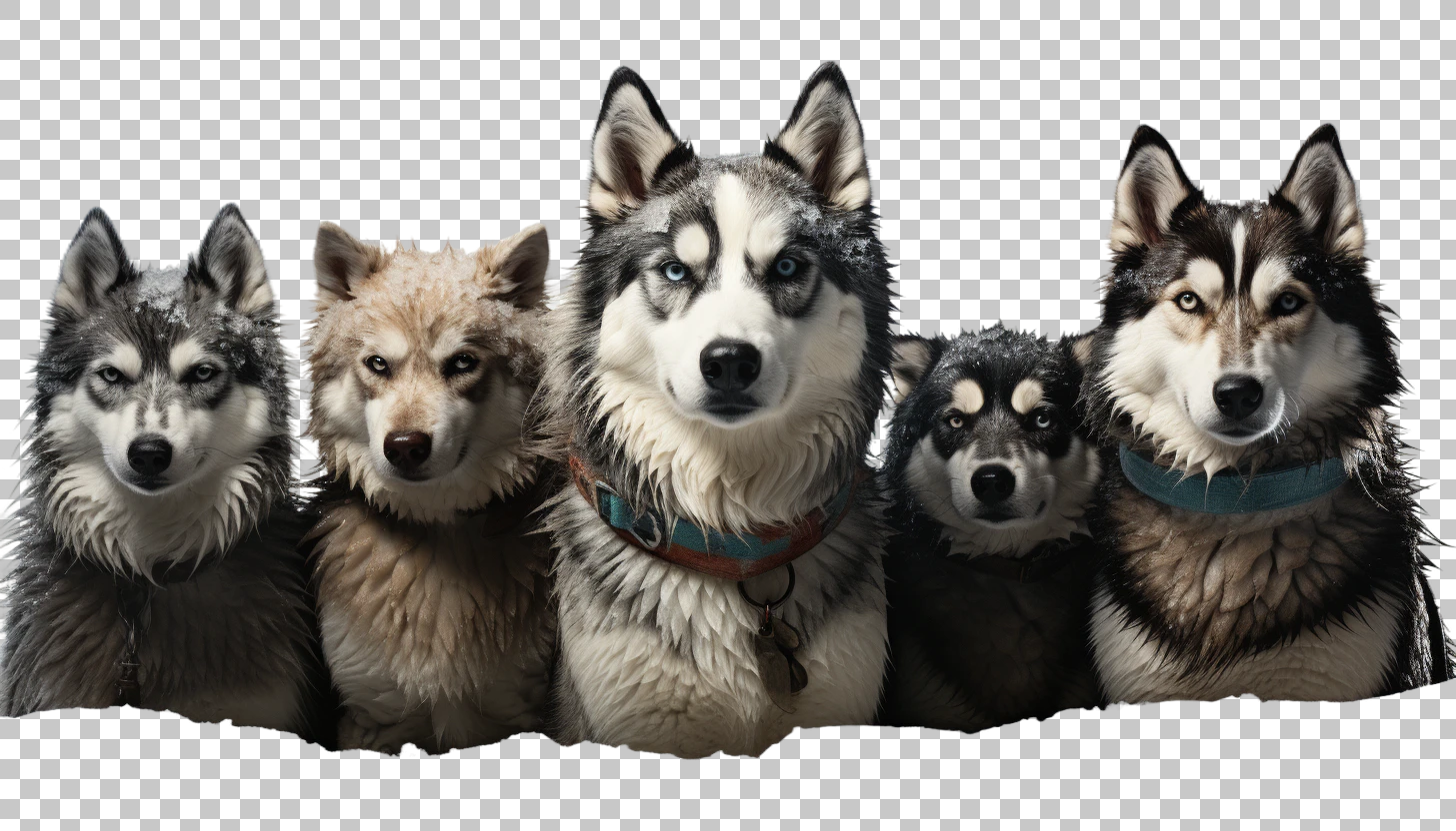 Winter Dog Sledding png, Arctic Adventure, Snow Travel