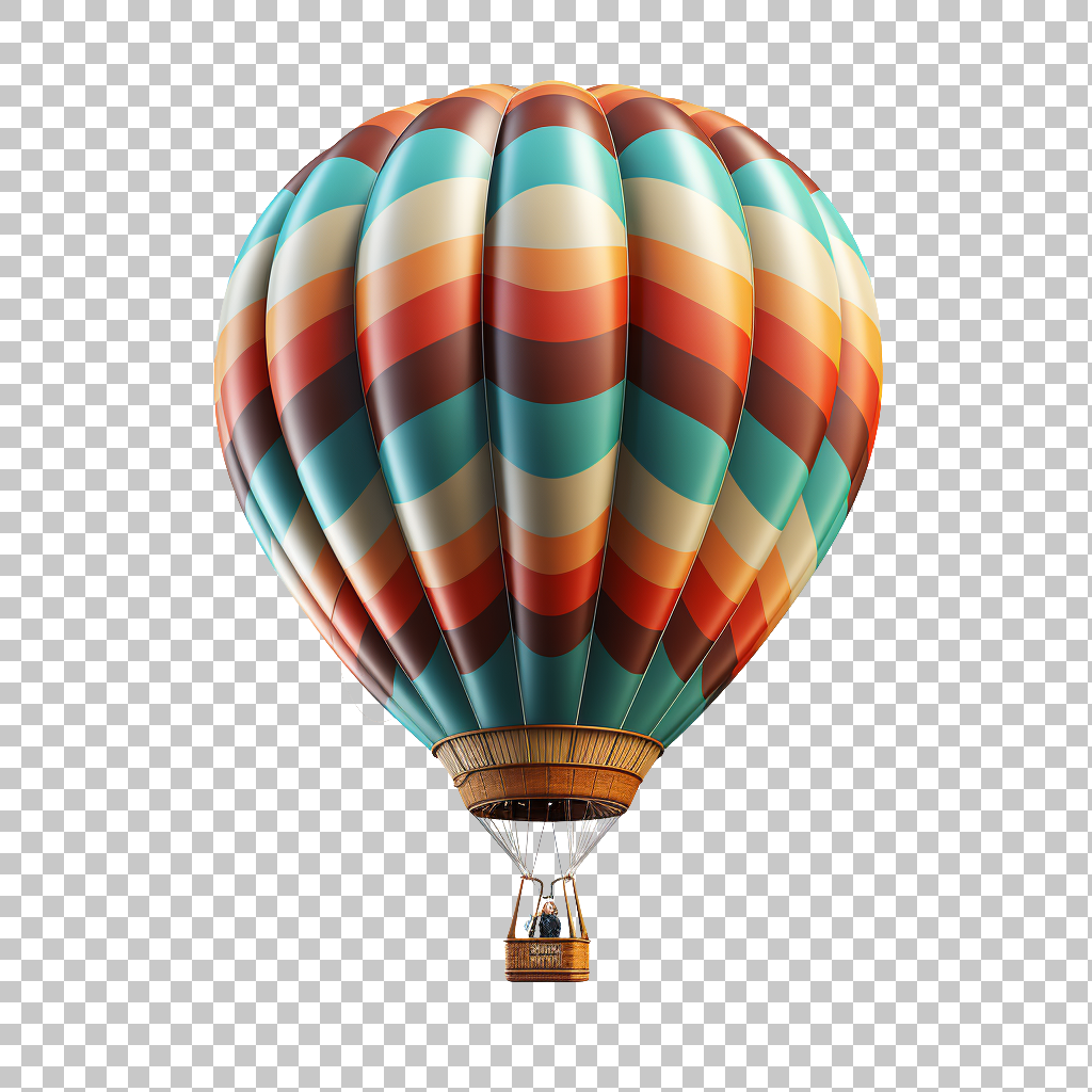 Hot Air Balloon Travel png, Sky Adventure, Aerial Transport
