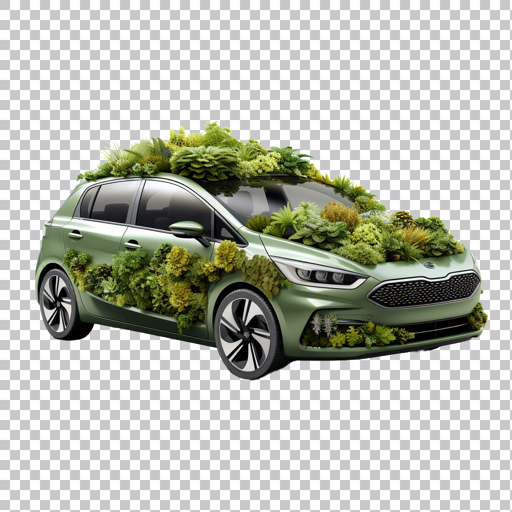 Electric Hybrid png, Fuel-Saving Vehicle, Eco-Conscious Car