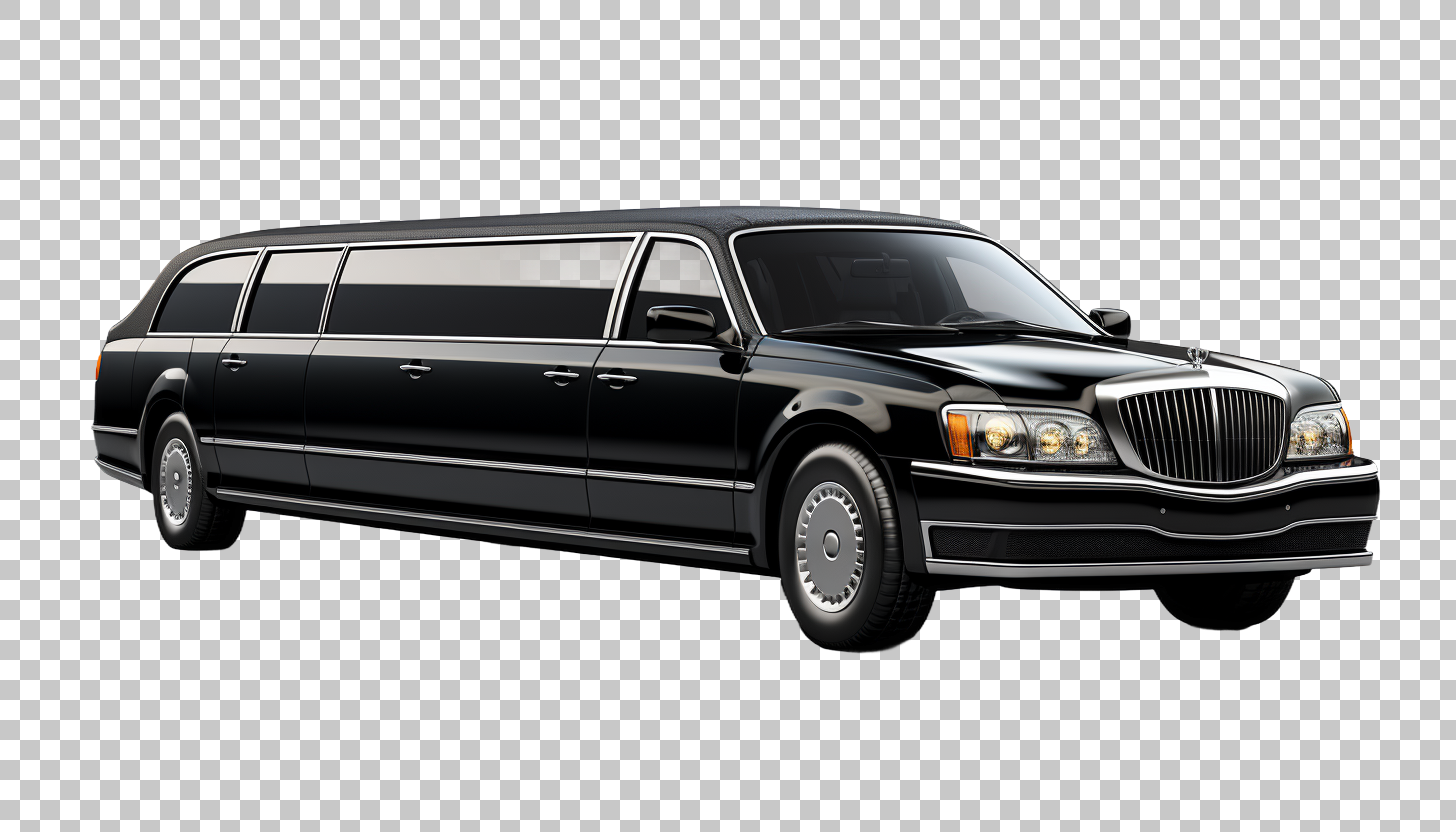 Stylish Limousine png, Luxury Transport, Elegant Service