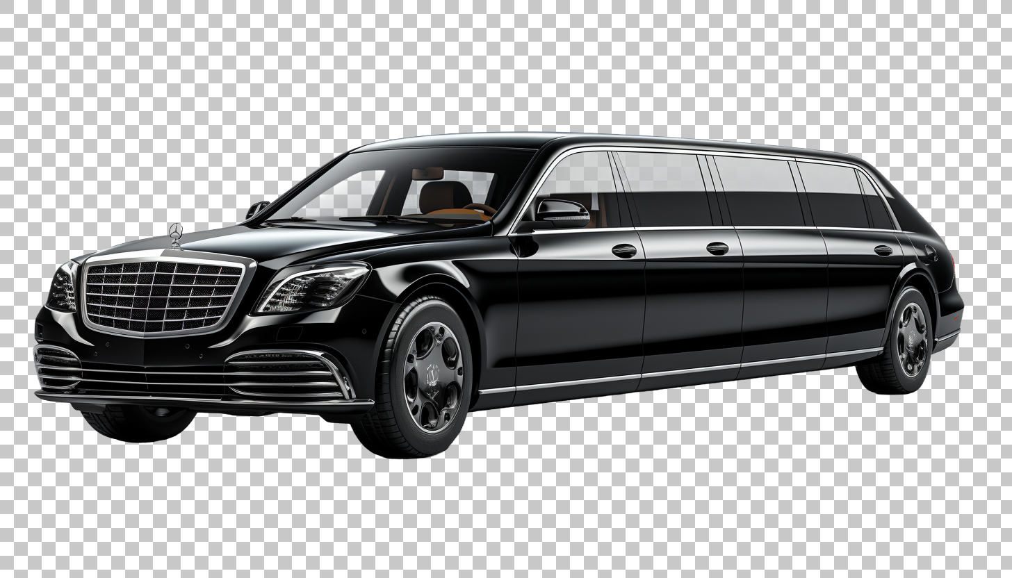 Luxury Limousine png, VIP Transport, Elegant Ride