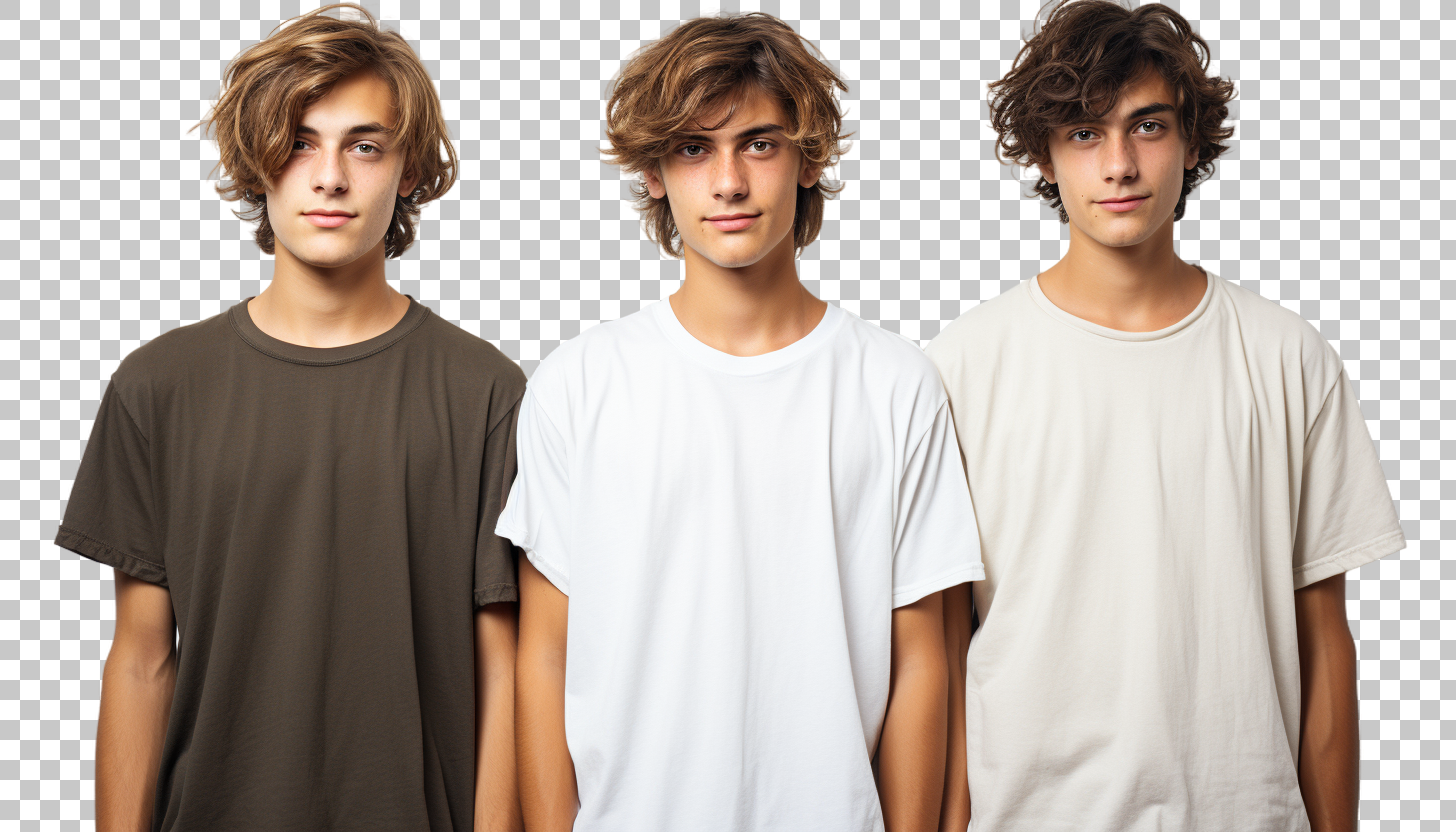 Vibrant Teen Boy from France png, French Male Portrait, Adolescent