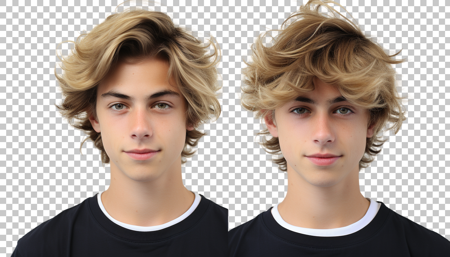 French Adolescent Male Headshot png, Teenage Boy Portrait, Youthfulness

