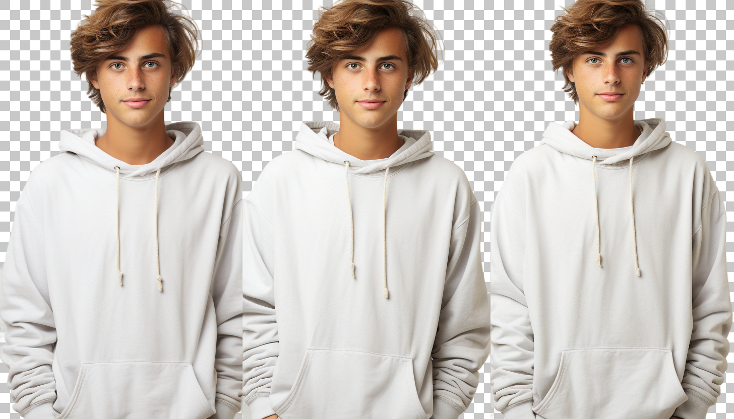 Teenage Boy from France png, French Male Headshot, Youthfulness