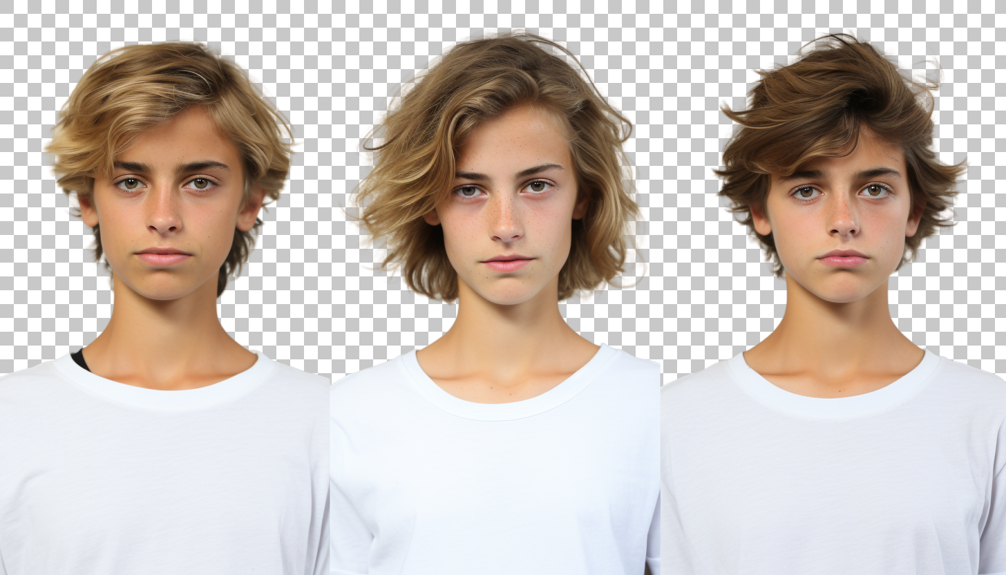 French Teenage Boy png, Adolescent Male Portrait, Youthfulness