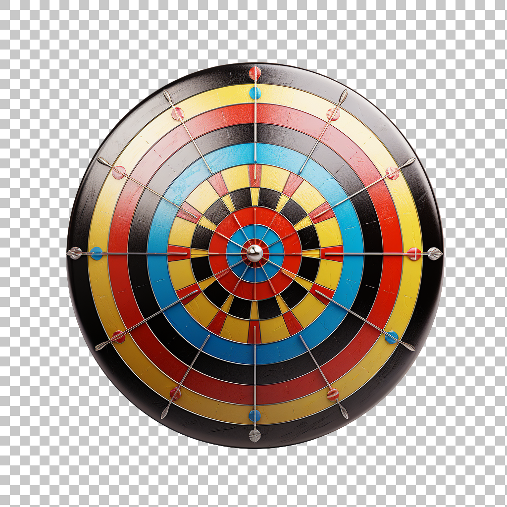 Arrow Accuracy Bullseye png, Archery Challenge, Precision Shooting