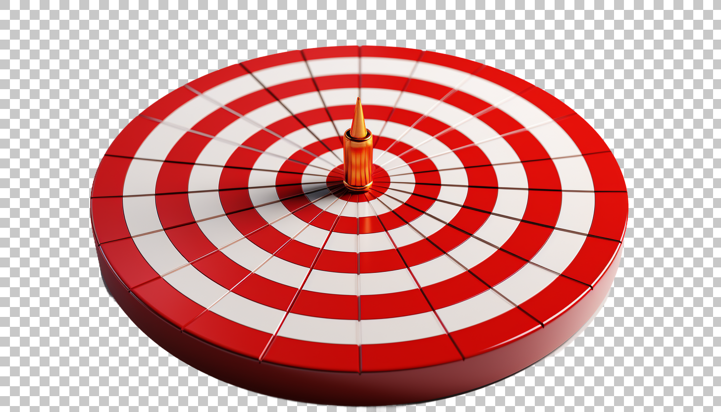 Precision Target Bullseye png, Archery Accuracy, Shooting Practice