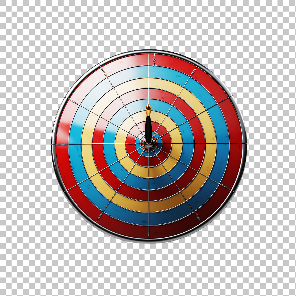 Bullseye Archery Practice png, Target Accuracy, Precision Shooting