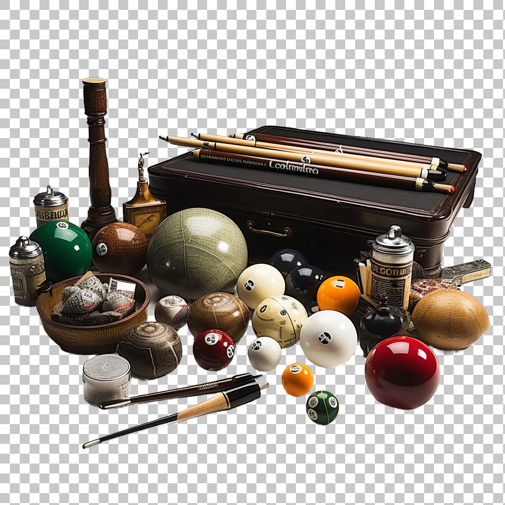 Pool Billiards Set png, Cue Balls Collection, Cue Stick Equipment