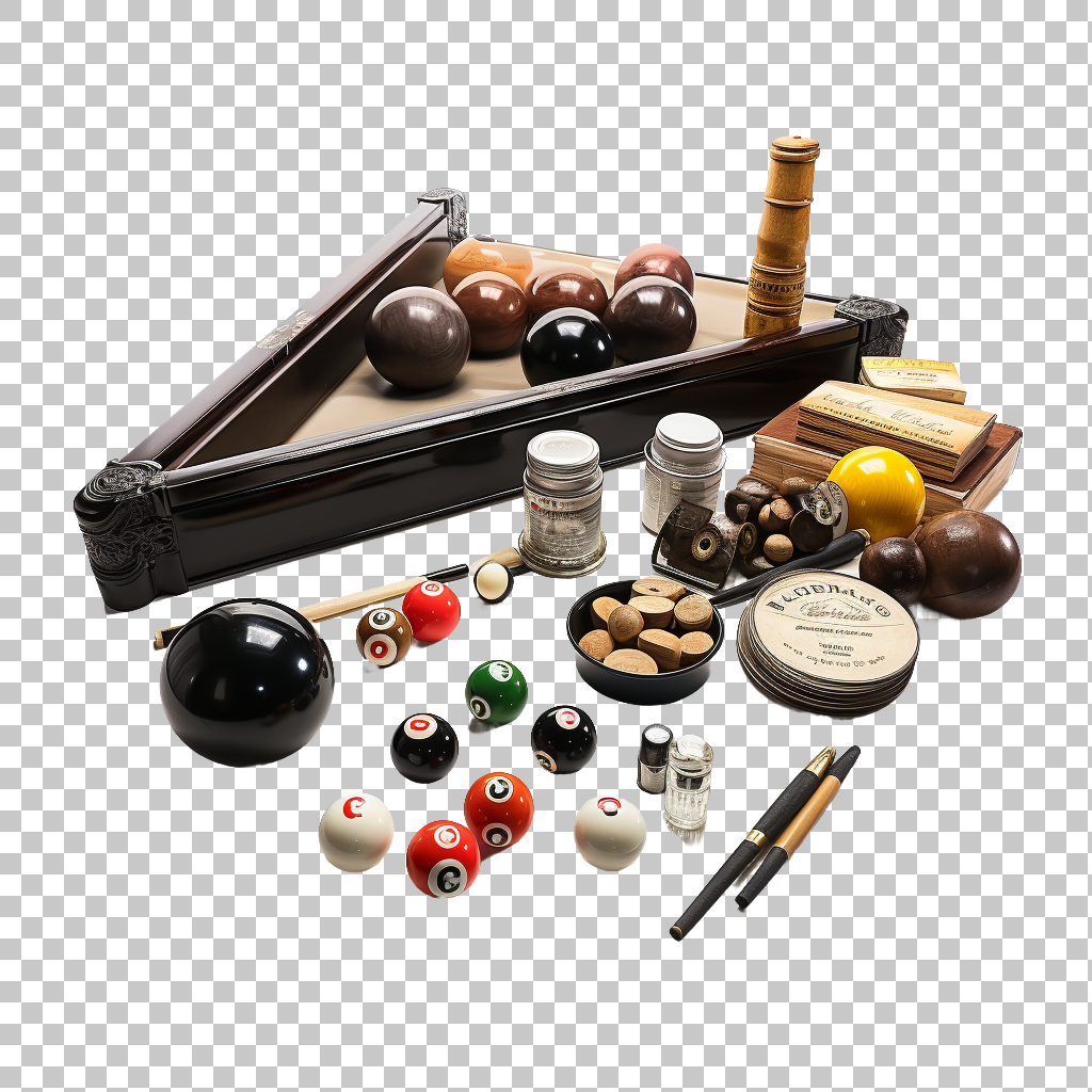 Billiards Cue Balls png, Pool Table Accessories, Cue Sticks