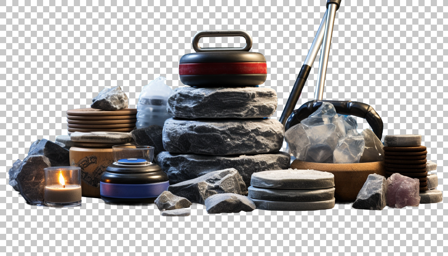 Curling ice equipment png, Ice Rink, Curling Tools