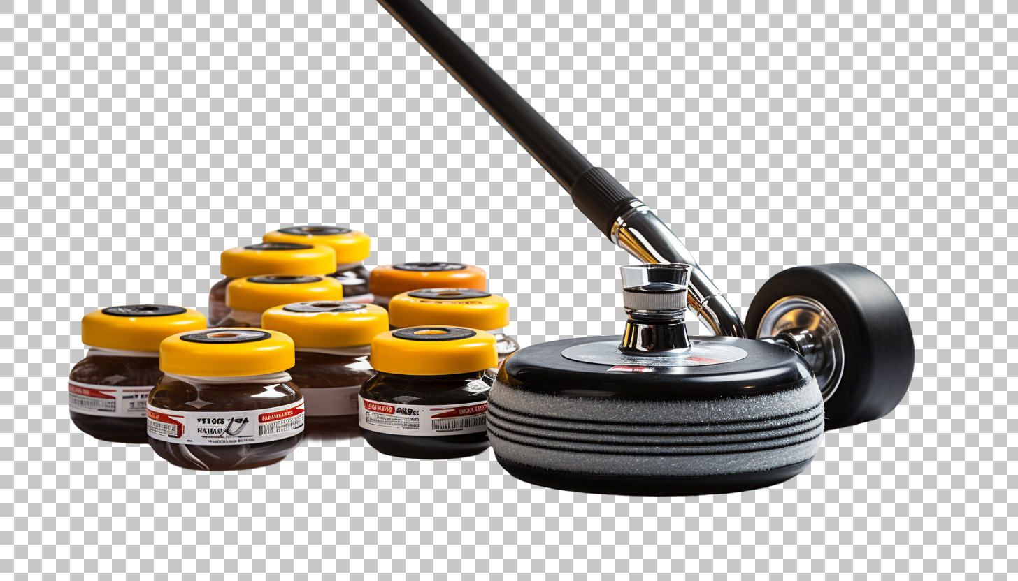 Curling ice equipment png, Curling Stones, Ice Accessories