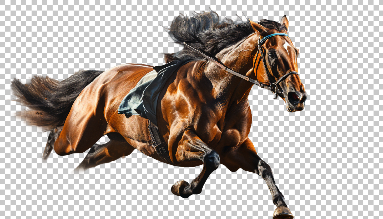Horse racing sports png, Thoroughbred racehorse, Sporty action