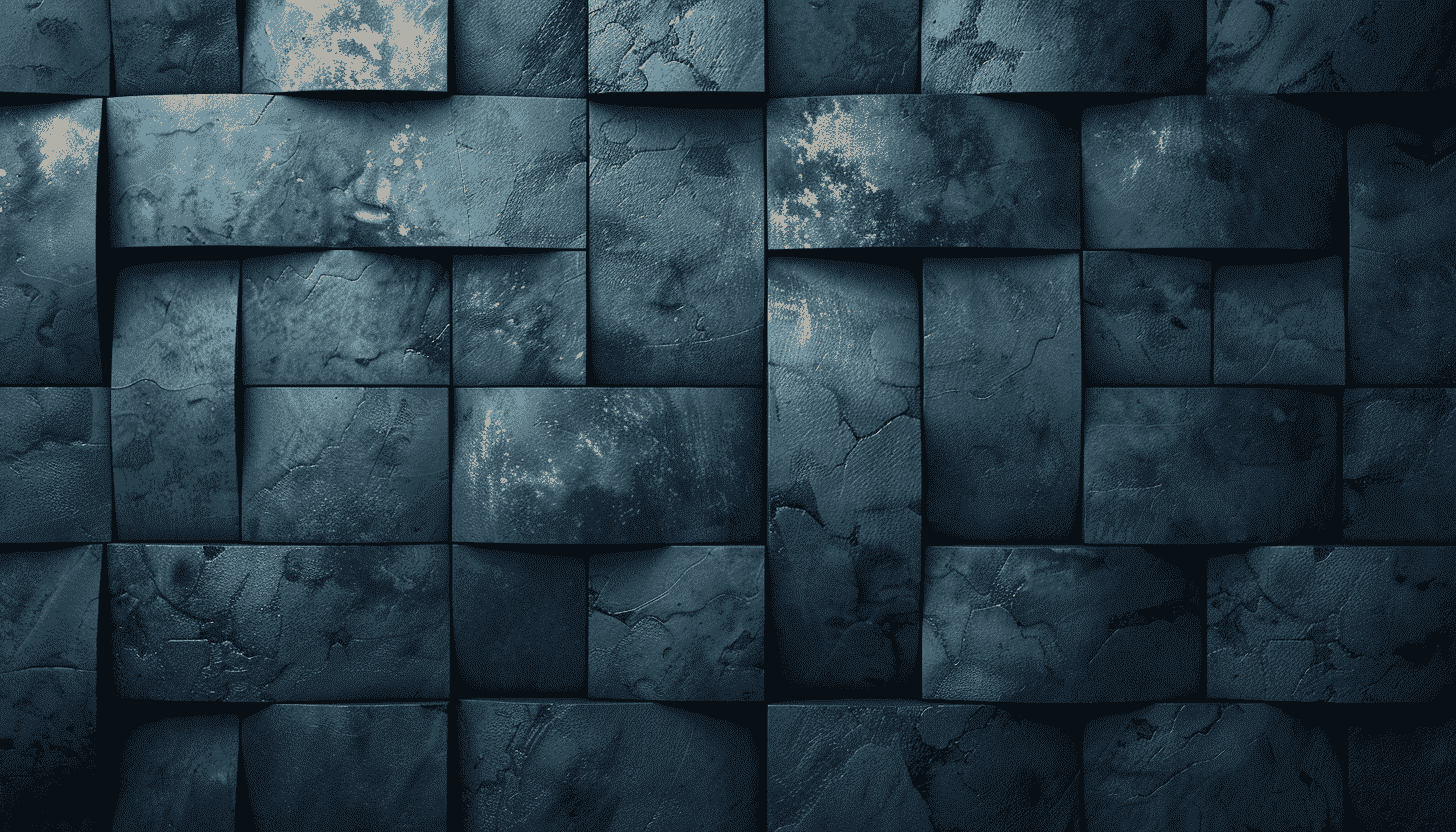 Dark Blue Textured Stone Wall Background