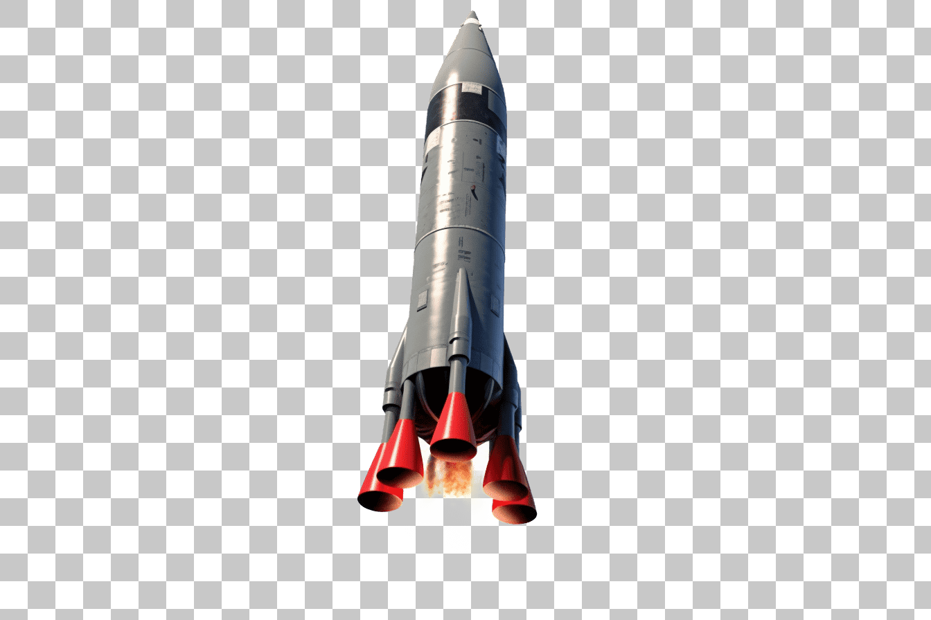 High-Resolution Rocket PNG Image: Spacecraft Launch, PNG Graphic