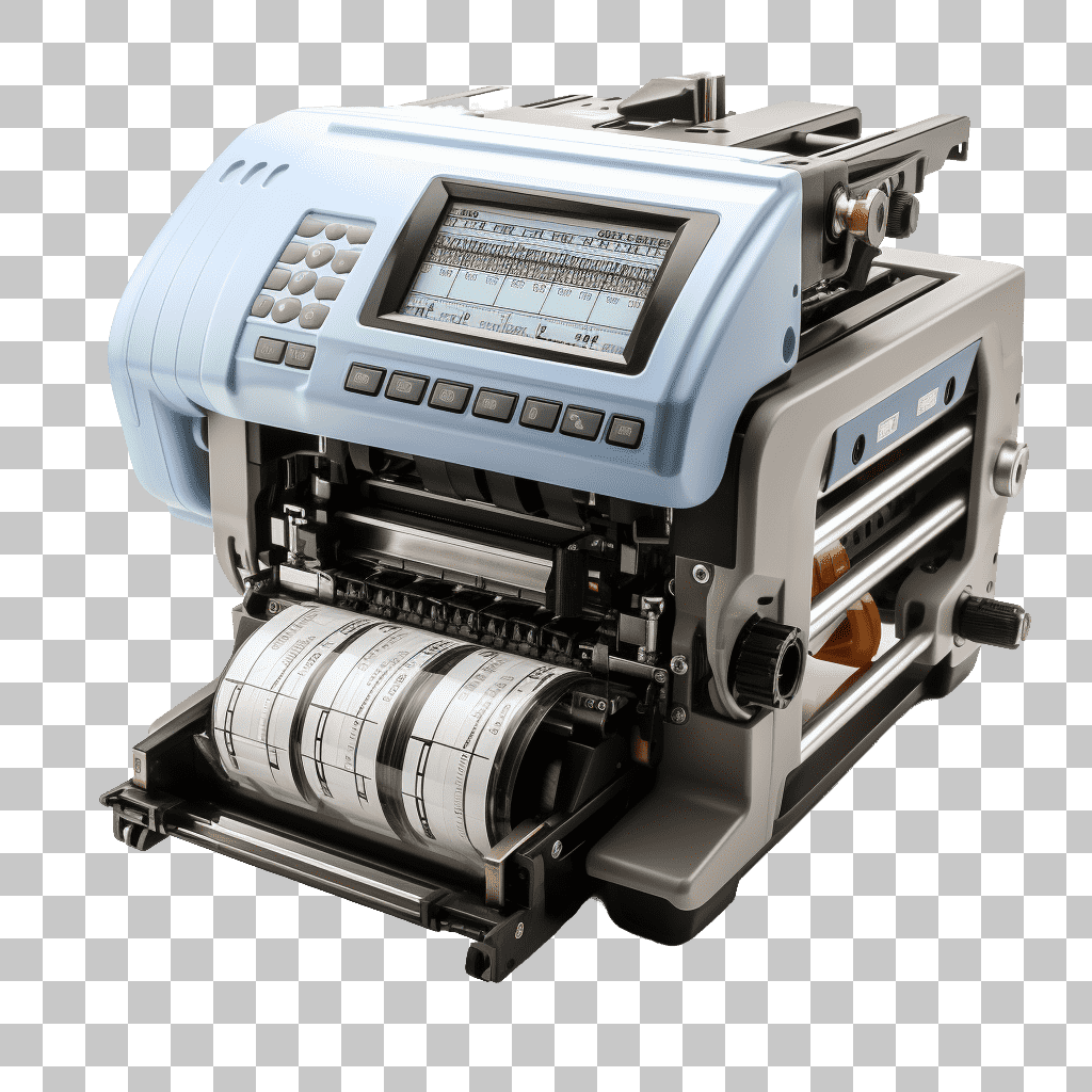 Sato CL4NX Label Printer PNG: High-Resolution Industrial Label Printing Machine